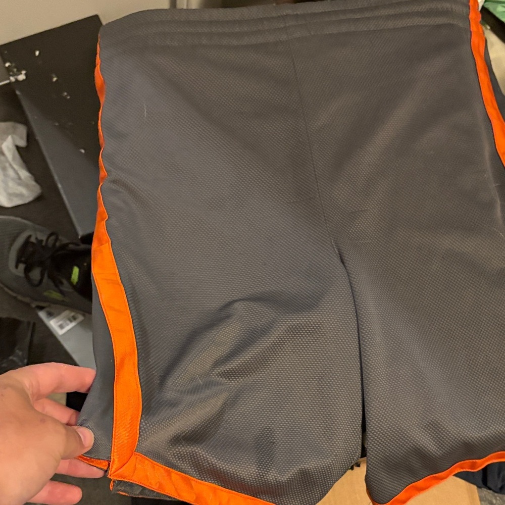 STARTER Athletic Shorts in Gray and Orange